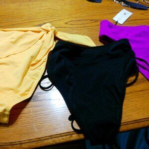 3 PC SWIM BOTTOMS SIZE SMALL SIZE 4-6 SHADE AND SHORE NEW WITHOUT TAGS